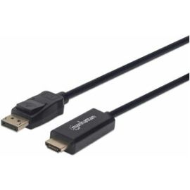 DISPLAYPORT MALE TO HDMI MALE CABLE, 1.8 M (6 FT.), BLACK