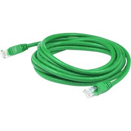 AddOn 28ft RJ-45 (Male) to RJ-45 (Male) Green Cat6A UTP PVC Copper Patch Cable