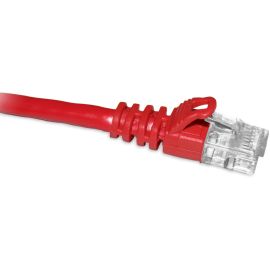 ENET TAA Compliant CAT6 550MHz Shielded Patch Cable w/Boots - Red 30FT