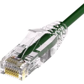 CLEARFIT SLIM 28AWG CAT6A GREEN 1FT