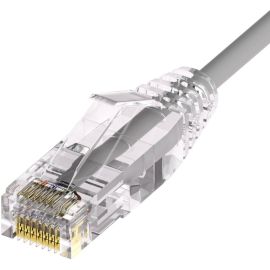 CLEARFIT SLIM 28AWG CAT6A CABLE GRAY 2FT