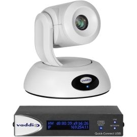 Vaddio RoboSHOT Elite Video Conferencing Camera - 8.5 Megapixel - 60 fps - White