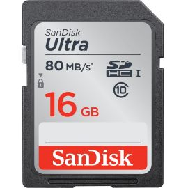 SanDisk Ultra 16 GB Class 10/UHS-I SDHC - 1 Pack