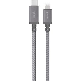 BALLISTIC NYLON BRAIDING & ALUMINUM HOUSING. APPLE MFI-CERTIFIED TO SUPPORT USB