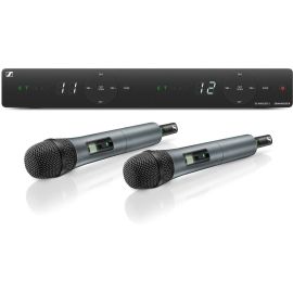 WIRELESS DUAL VOCAL SET. INCLUDES (2) SKM 825-XSW HANDHELD TRANSMITTERS WITH MUT