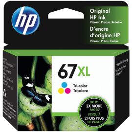 HP 67XL TRI-COLOR HIGH-YIELD INK DESKJET ENVY