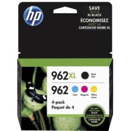 HP 962XL HIGH YIELD BLACK 962 CYAN MAGENTA YELLOW INK 4-PACK