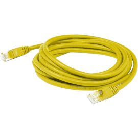 AddOn 5m RJ-45 (Male) to RJ-45 (Male) Yellow Cat6 STP Plenum-Rated Copper Patch Cable