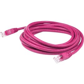 RJ-45 M/M PATCH CBL 10FT PINK CAT6 BOOTEDSNAGLESS CU