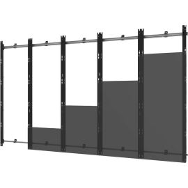 Peerless-AV DS-LED27BDL-5X5 Wall Mount for Video Wall, LED Display - Black, Silver - TAA Compliant