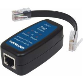 Intellinet PoE+ Tester, Power over Ethernet Plus Test Tool; Detects Endspan, Midspan, IEEE802.3af- and IEEE802.3at, Compact