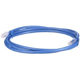 PanNet Cat 6A 24 AWG UTP Copper Patch Cord, 20 ft, Blue