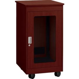 20U, 28 INCH DEEP MAHOGANY F1 SERIES RACK