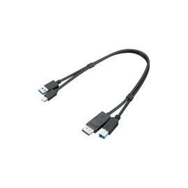 Lenovo ThinkStation mDP + USB-A 3.0 to DP + USB-B 3.0 Dual Head Cable