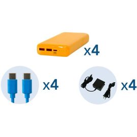 ACTIVE CHARGE UPGRADE KIT WITH CHARGING CABLES FOR POWER BANKS AND USB-C TO USB
