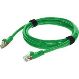 RJ-45 M/M PATCH CBL 10FT GREEN CAT6 BOOTED SNAGLESS CU