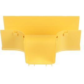 Panduit FiberRunner Horizontal Tee, 90, 4x4, Yellow