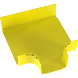 Panduit FiberRunner Horizontal Tee, 90, 12x4, Yellow