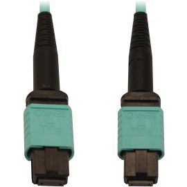 Tripp Lite Fiber Optic Cable 40/100/400G MMF 50 OM3 12F MTP/MPO-PC F/F 1M