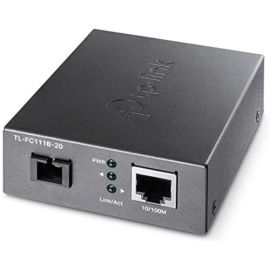 TP-Link TL-FC111B-20 - 10/100 Mbps WDM SFP to RJ45 Fiber Media Converter - Limited Lifetime Warranty