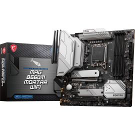 MSI MAG B660M MORTAR WIFI Desktop Motherboard - Intel B660 Chipset - Socket LGA-1700 - Intel Optane Memory Ready - Micro ATX