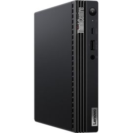 Lenovo ThinkCentre M70q Gen 3 11T30004US Desktop Computer - Intel Core i5 12th Gen i5-12400T Hexa-core (6 Core) 1.80 GHz - 8 GB RAM DDR4 SDRAM - 256 GB NVMe M.2 PCI Express PCI Express NVMe 4.0 SSD - Tiny - Black