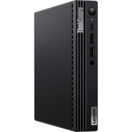 Lenovo ThinkCentre M70q Gen 3 11T3000PUS Desktop Computer - Intel Core i3 12th Gen i3-12100T Quad-core (4 Core) 2.20 GHz - 8 GB RAM DDR4 SDRAM - 128 GB NVMe M.2 PCI Express PCI Express NVMe 3.0 SSD - Tiny - Black