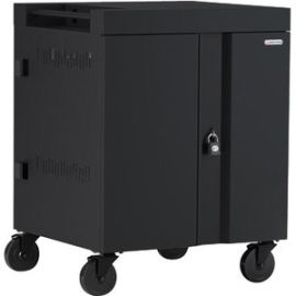 32X CUBE CART 270 DEGREE DOORS PRE-WIRED USB-C CHARCOAL PAINT