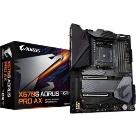 Aorus Ultra Durable X570S AORUS PRO AX Desktop Motherboard - AMD X570 Chipset - Socket AM4 - ATX