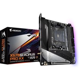 Aorus Ultra Durable X570SI AORUS PRO AX Desktop Motherboard - AMD X570 Chipset - Socket AM4 - Mini ITX