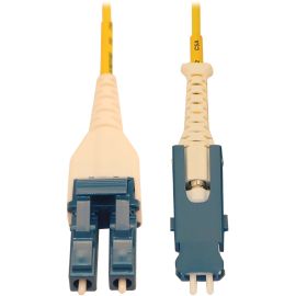 Tripp Lite Fiber Optic Cable 40/100/400G Singlemode 9/125 OS2 Fiber Cable, Yellow, 2 m (6.6 ft.)