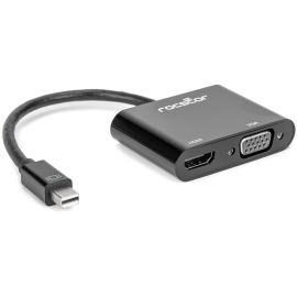 Rocstor Premium 2-in-1 Mini DisplayPort to HDMI 4K 30Hz or VGA Adapter Converter