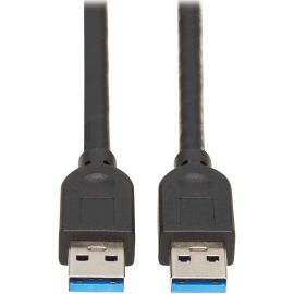 Tripp Lite USB 3.2 Gen 1 SuperSpeed A/A Cable (M/M), Black, 6 ft. (1.83 m)