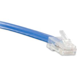 ENET TAA Compliant CAT6A 10G 500MHz 24AWG Patch Cable Non-Booted - Blue 2FT