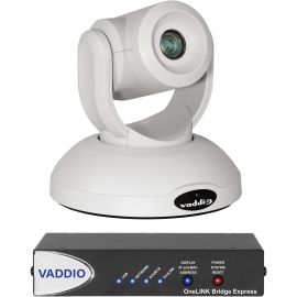 Vaddio RoboSHOT Video Conferencing Camera - 8.5 Megapixel - 60 fps - White - TAA Compliant