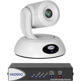 Vaddio RoboSHOT Video Conferencing Camera - 8.5 Megapixel - 60 fps - White - TAA Compliant