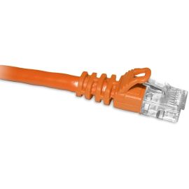 ENET CAT6 550MHz Shielded Patch Cable w/Boots - Orange 2FT