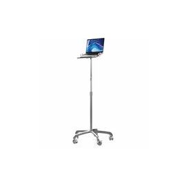 CTA Digital Rolling Floor Stand with Laptop Mount