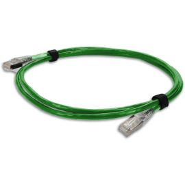 RJ-45 M/M SLIM PATCH CBL 1FT GREEN CAT6A BOOTEDSNAGLESS CU