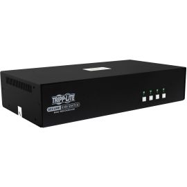 Tripp Lite Secure KVM Switch, 4-Port, Dual Head, DVI to DVI, NIAP PP4.0, Audio, CAC, TAA