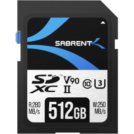 Sabrent Rocket 512 GB Class 3/UHS-II (U3) V90 SDXC