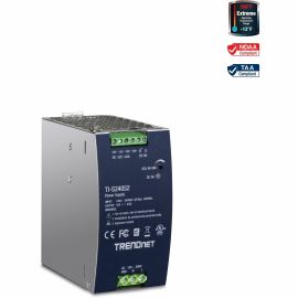 TRENDnet 240W 52V DC 4.61A AC to DC DIN-Rail Power Supply with PFC Function