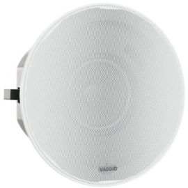 Vaddio EasyIP 2-way Ceiling Mountable, In-wall, Flush Mount, Recessed Mount Speaker - 25 W RMS - White - TAA Compliant