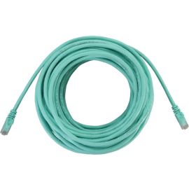 Tripp Lite Cat6a 10G Snagless Molded UTP Ethernet Cable (RJ45 M/M), PoE, Aqua, 100 ft. (30.5 m)