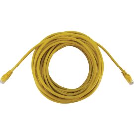 Tripp Lite Cat6a 10G Snagless Molded UTP Ethernet Cable (RJ45 M/M), PoE, Yellow, 100 ft. (30.5 m)