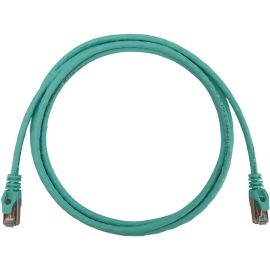 Eaton Tripp Lite Series Cat6a 10G Snagless Shielded Slim STP Ethernet Cable (RJ45 M/M), PoE, Aqua, 6 ft. (1.8 m)