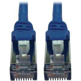 Tripp Lite Cat6a 10G Snagless Shielded Slim STP Ethernet Cable (RJ45 M/M), PoE, Blue, 10 ft. (3.1 m)