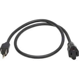 Tripp Lite Power Extension Cord NEMA 5-15P to NEMA 5-15R 13A 120V 16 AWG 3 ft. (0.9 m) Black