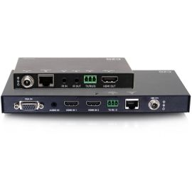 C2G SLIM HDBASET EXTENDER DUAL HDMI VGA 3.5MM RS232 OVER CAT