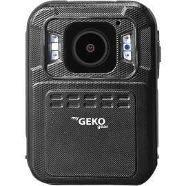 myGEKOgear by Adesso Aegis 200 1440p Super HD Body Cam with GPS Logging, Infrared Night Vision,Password Protected System,IP65 Water Resistance, Drop Protection, 2